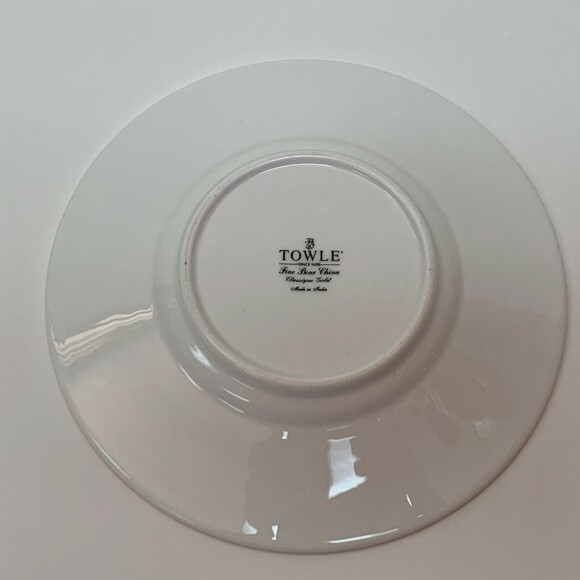 Towle Classique White Gold Saucer Plate 6 1/4" across - Picture 3 of 5